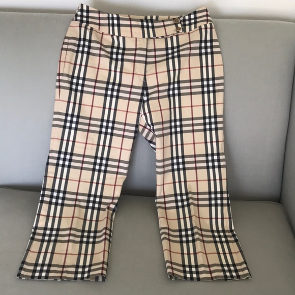 burberry capri pants